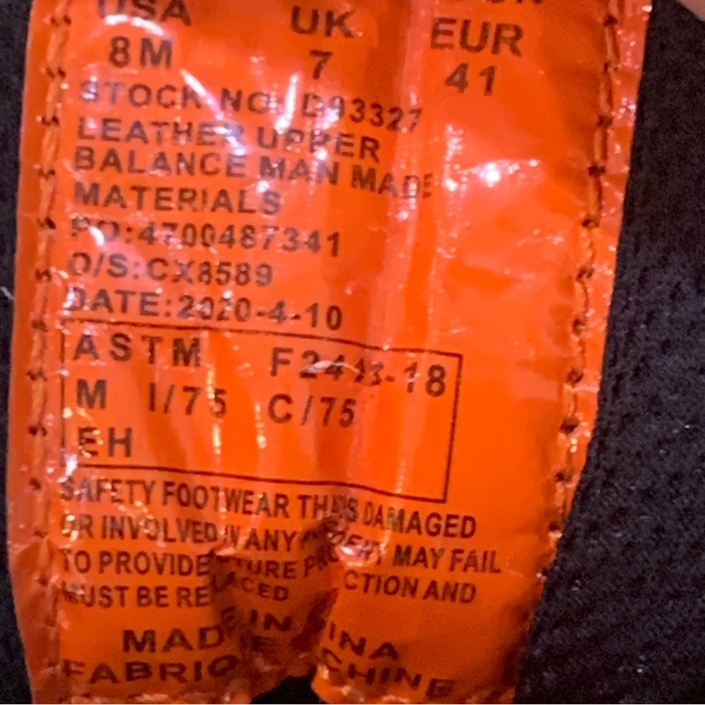 Men's Harley Davidson Composite Toe Eastfield WP Metal Free Work Shoe D93327 - Picture 3 of 16